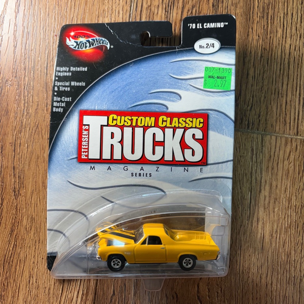 Hot Wheels 100% Petersen's
Custom Classic Trucks Yellow '70
El Camino #2/4